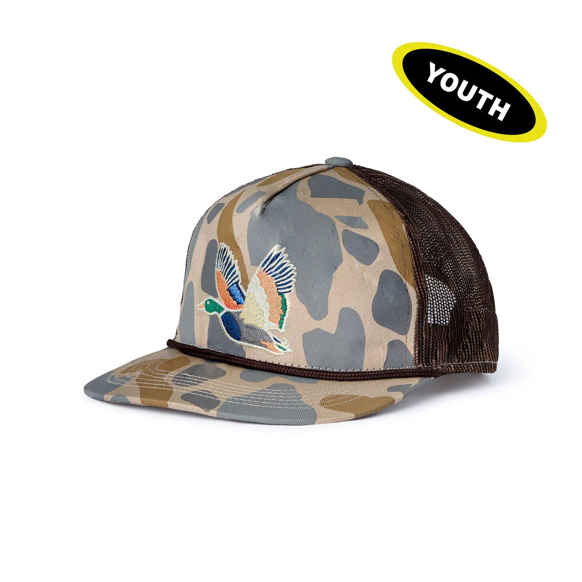 Youth Retro Camo Duck Cap
