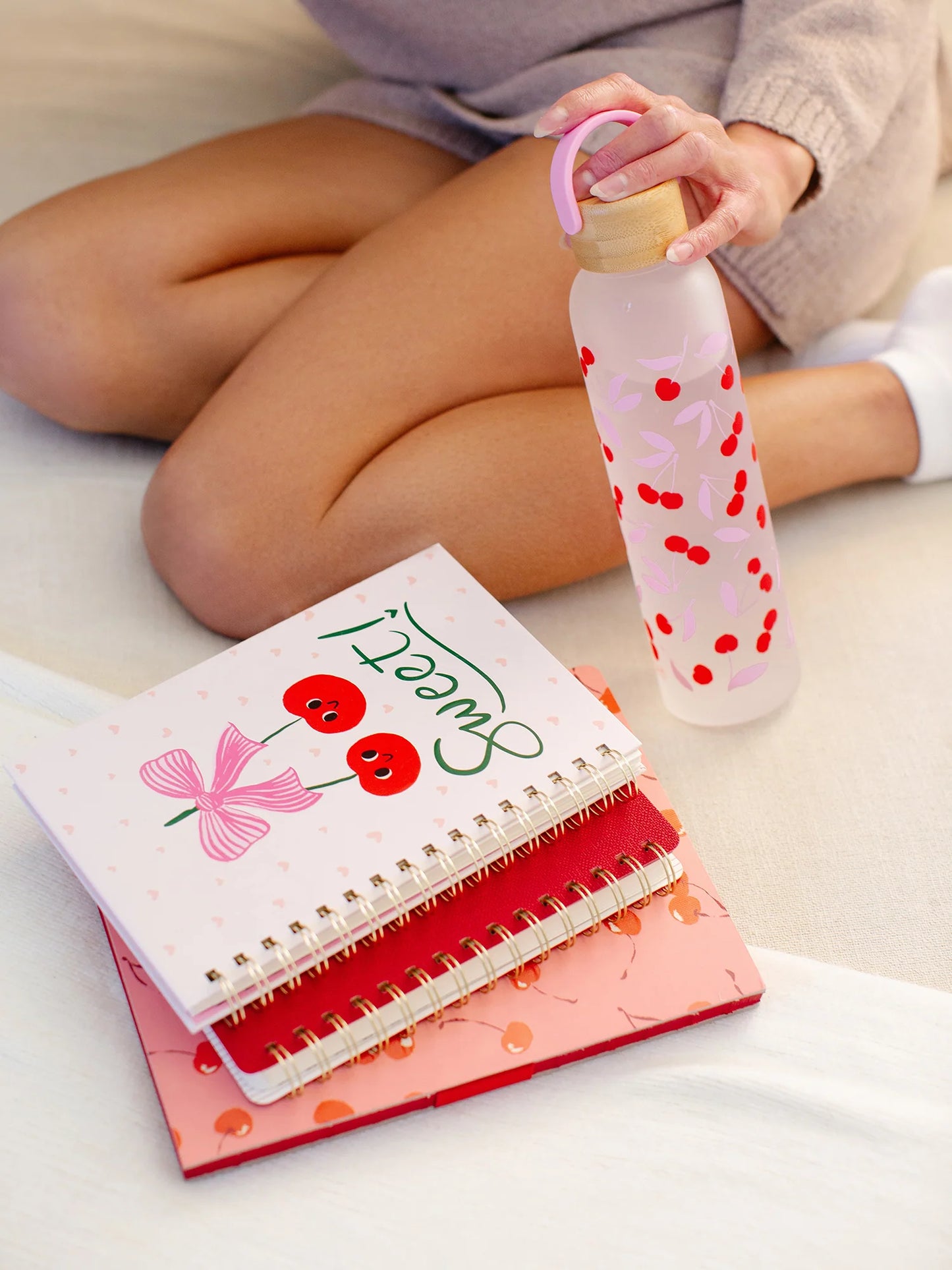 Sweetest Cherry Medium Spiral Notebook