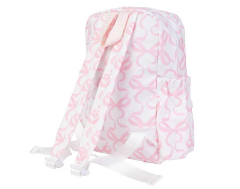 Bows on White Small Backpack