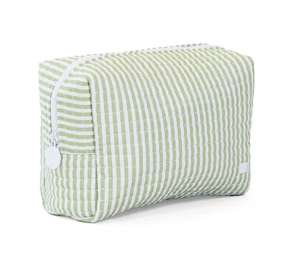 Pimlico Stripe Sage Quilted Everyday Bag