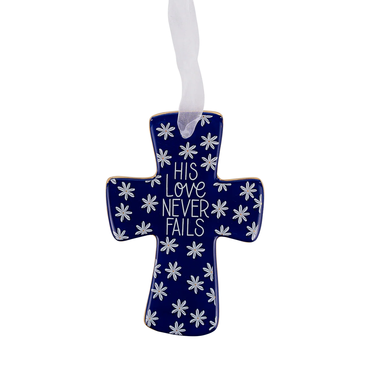 His Love Never Fails Cross