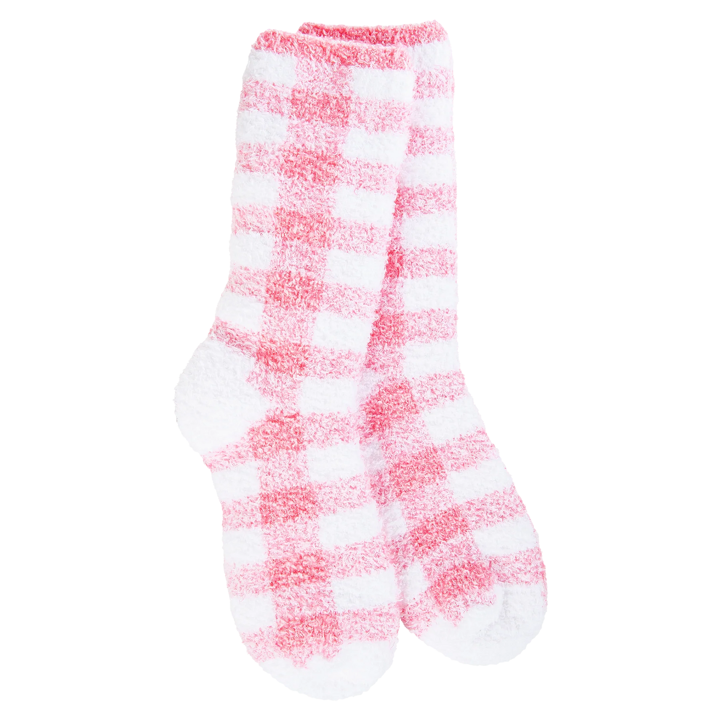 Knit Pickin' Fireside Crew - Pink Check