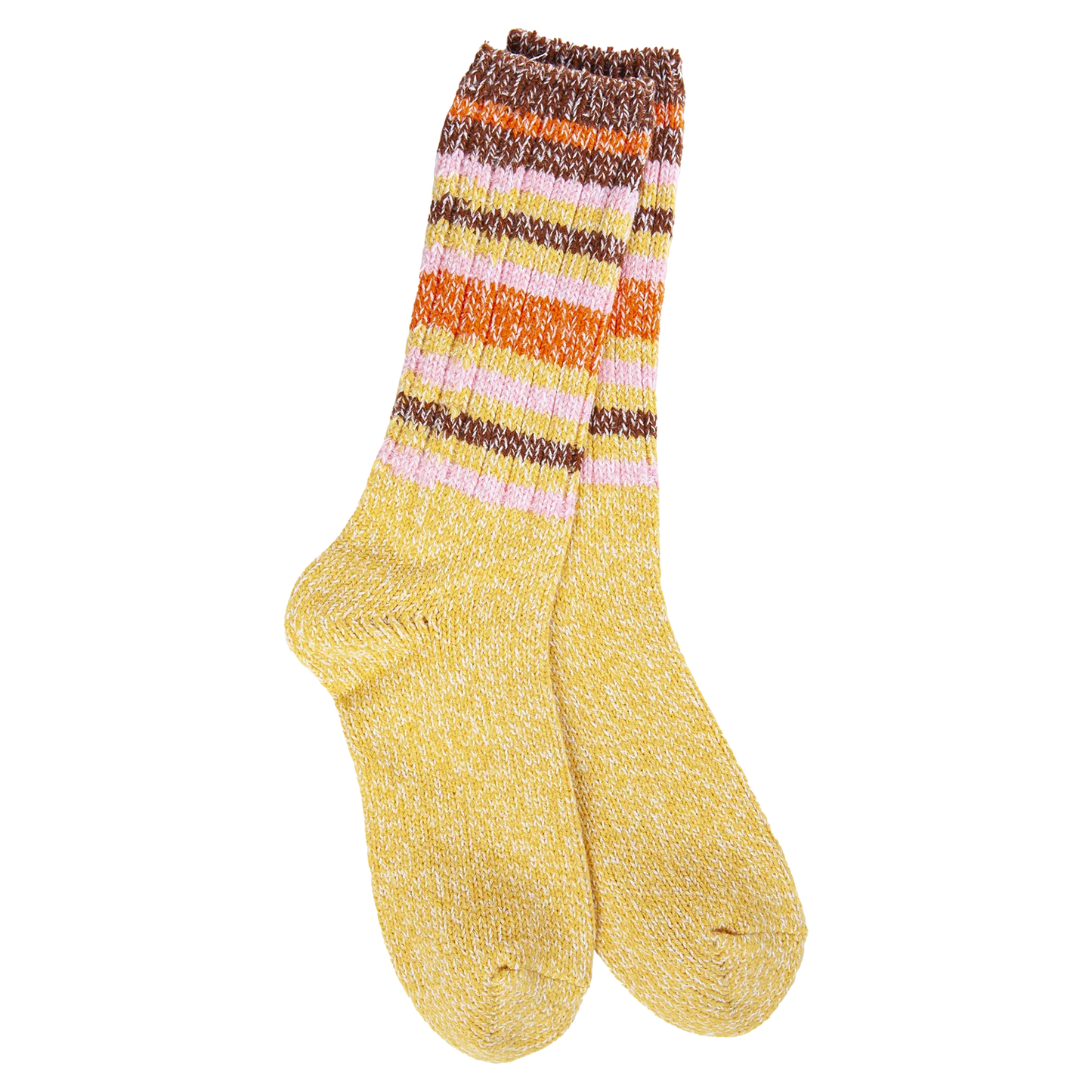 Weekend Ragg Crew - Honey Stripe