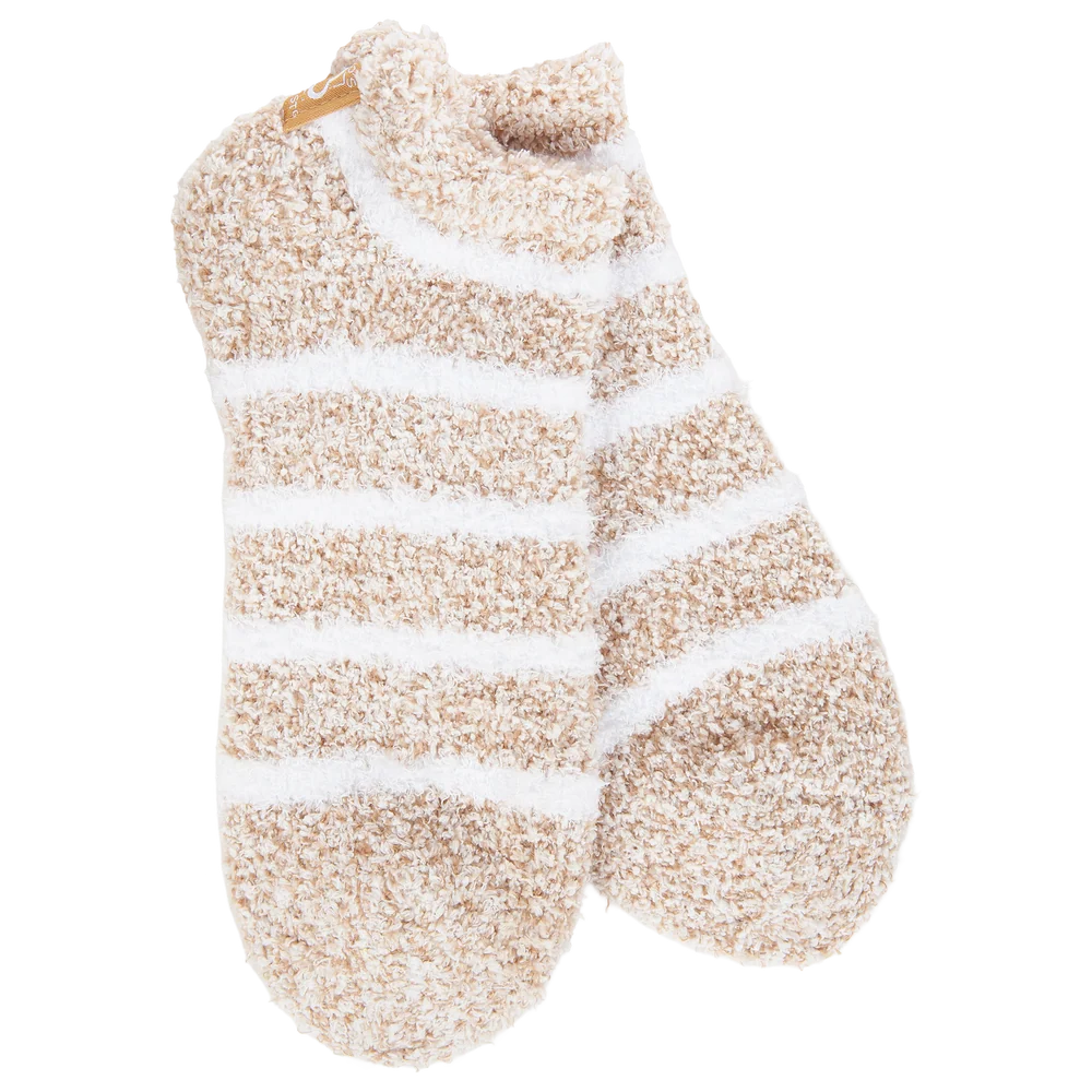 Cozy Low - Heather Oatmeal Stripe