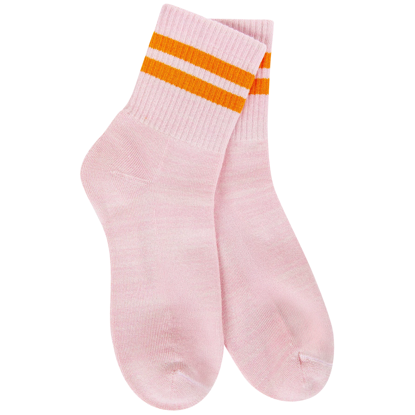 Weekend Rugby Mini Crew Sport - Rose/Carrot Stripe