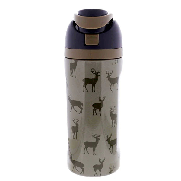 Kids Buck Wild 16 Oz. Water Bottle With Straw Cap