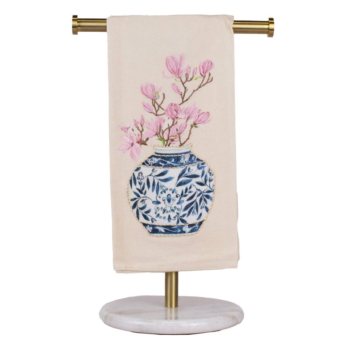 Oat & Blue Ginger Jar Hand Towel