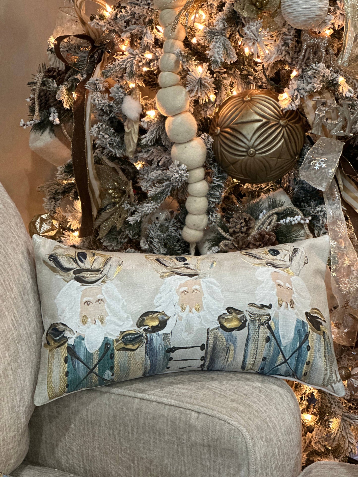 New Nutcracker Lumbar Pillow