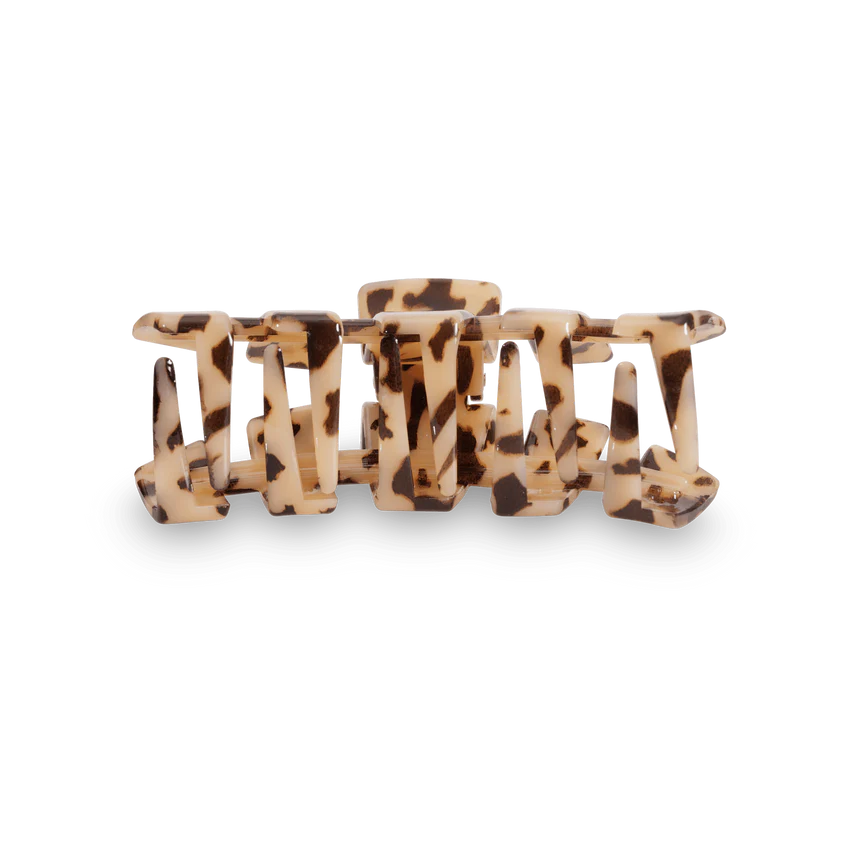 Large Classic Blonde Tortoise TELETIE Clip
