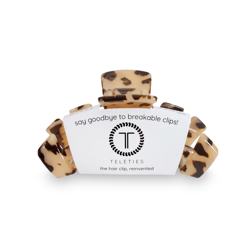 Medium Classic Blonde Tortoise TELETIE Clip
