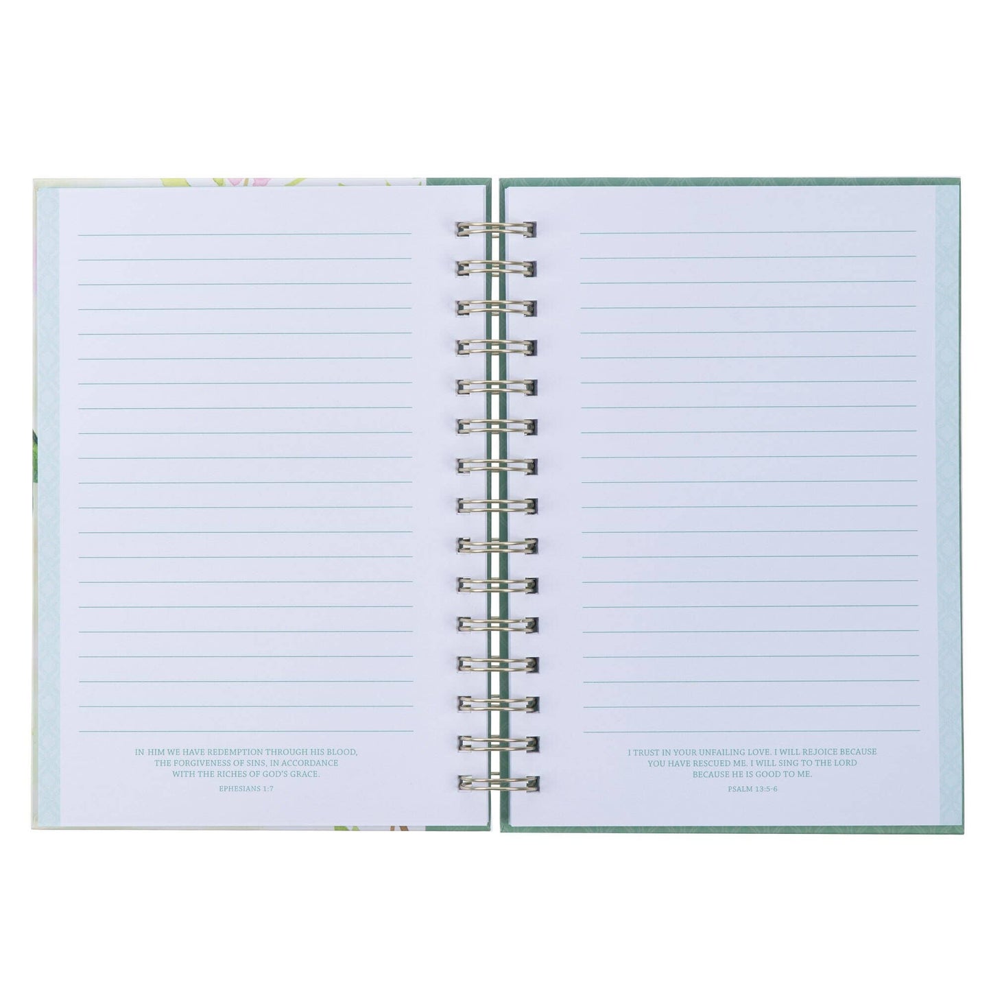 Green Love 1 Cor. 13:4 Wirebound Journal