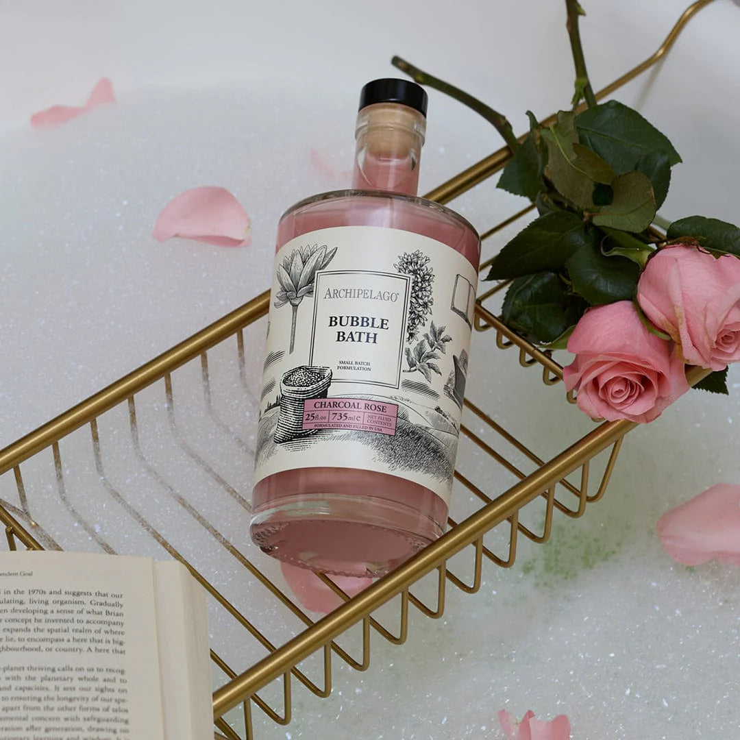 Charcoal Rose 25 oz. Luxury Bubble Bath