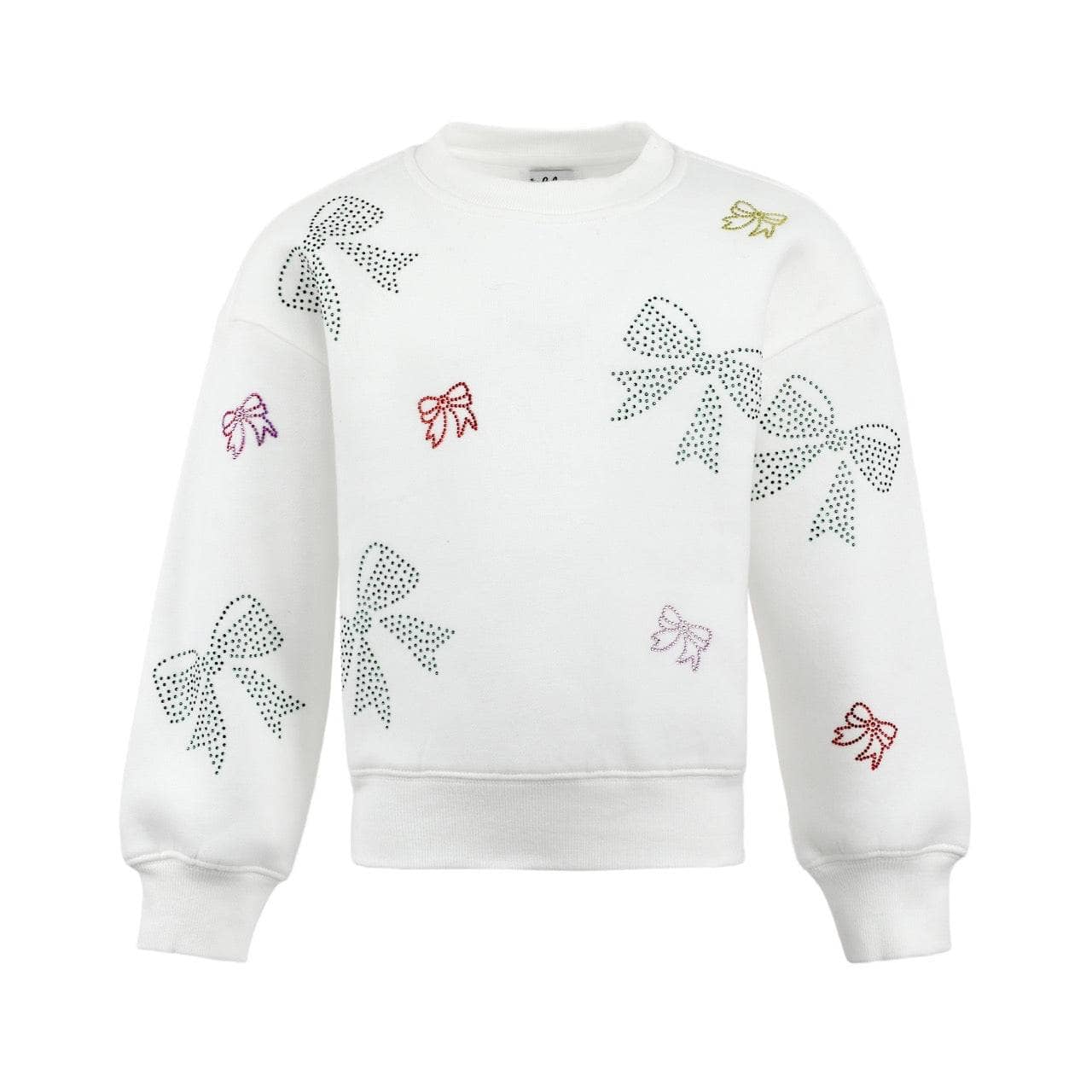 Youth Crystal Bows Sweatshirt