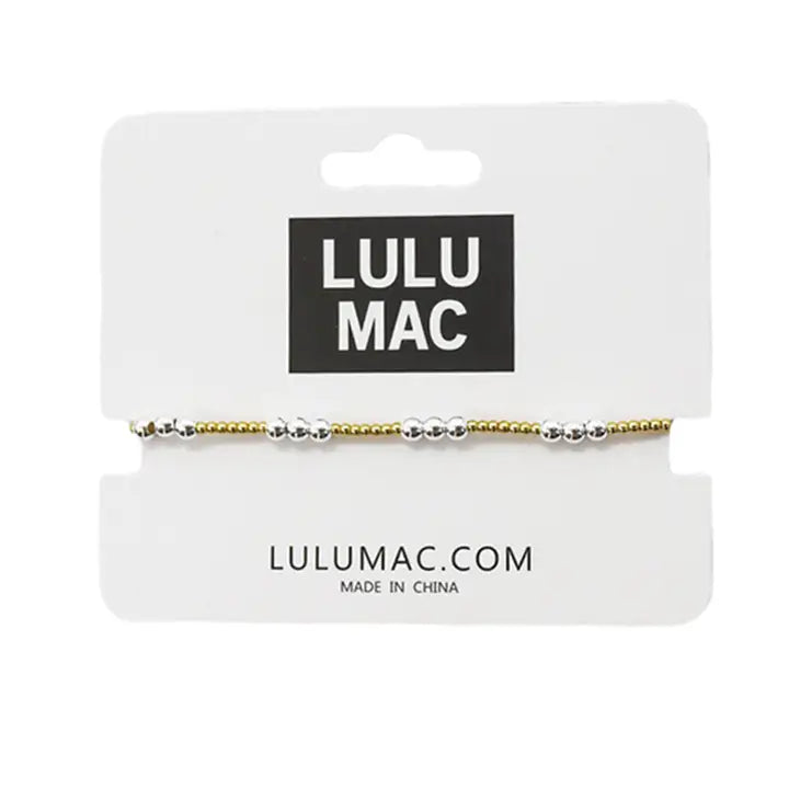Lulu Mac Silver & Gold Mixed Bracelet