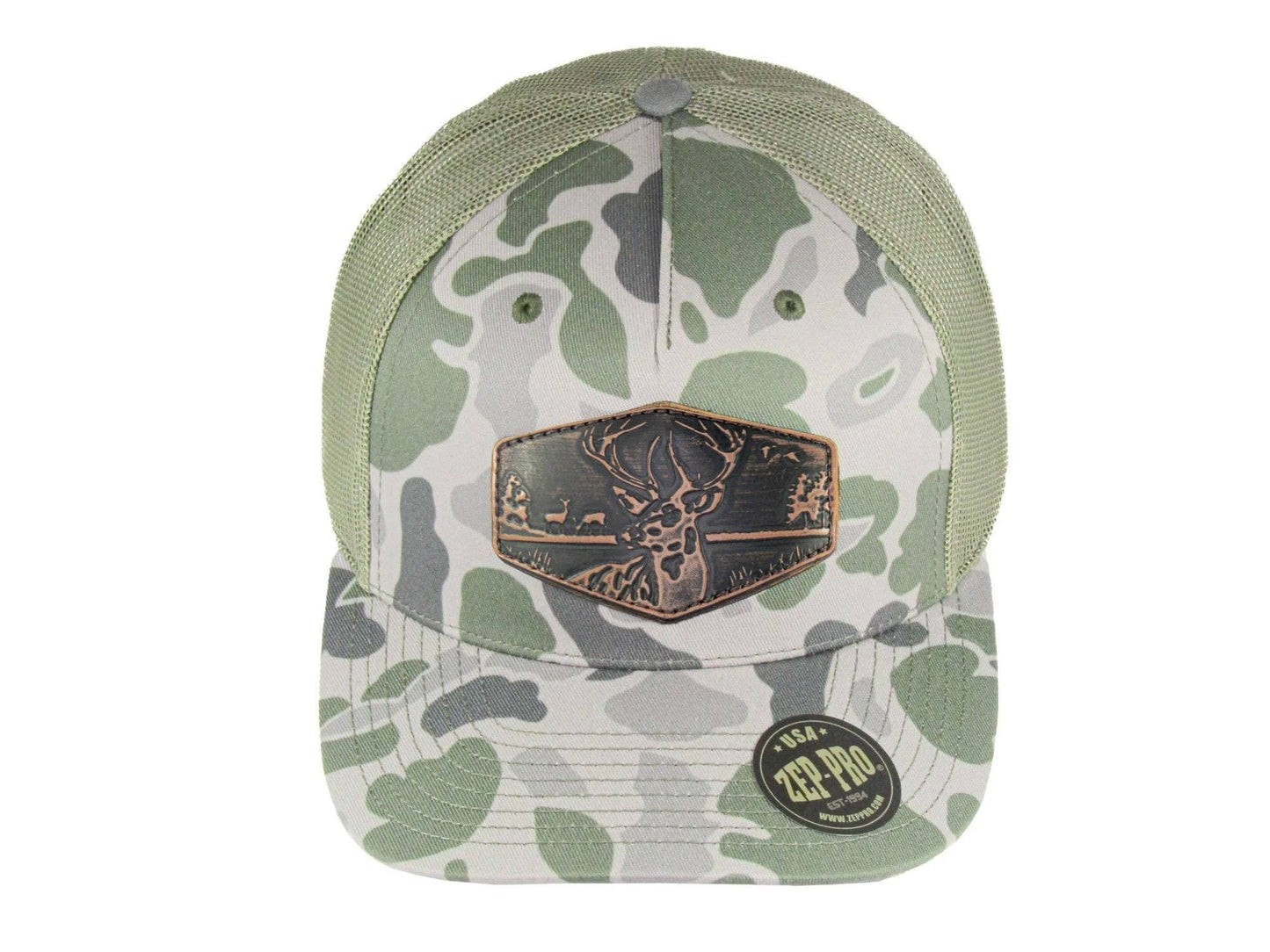 Buck Old School Camo Trucker Hat