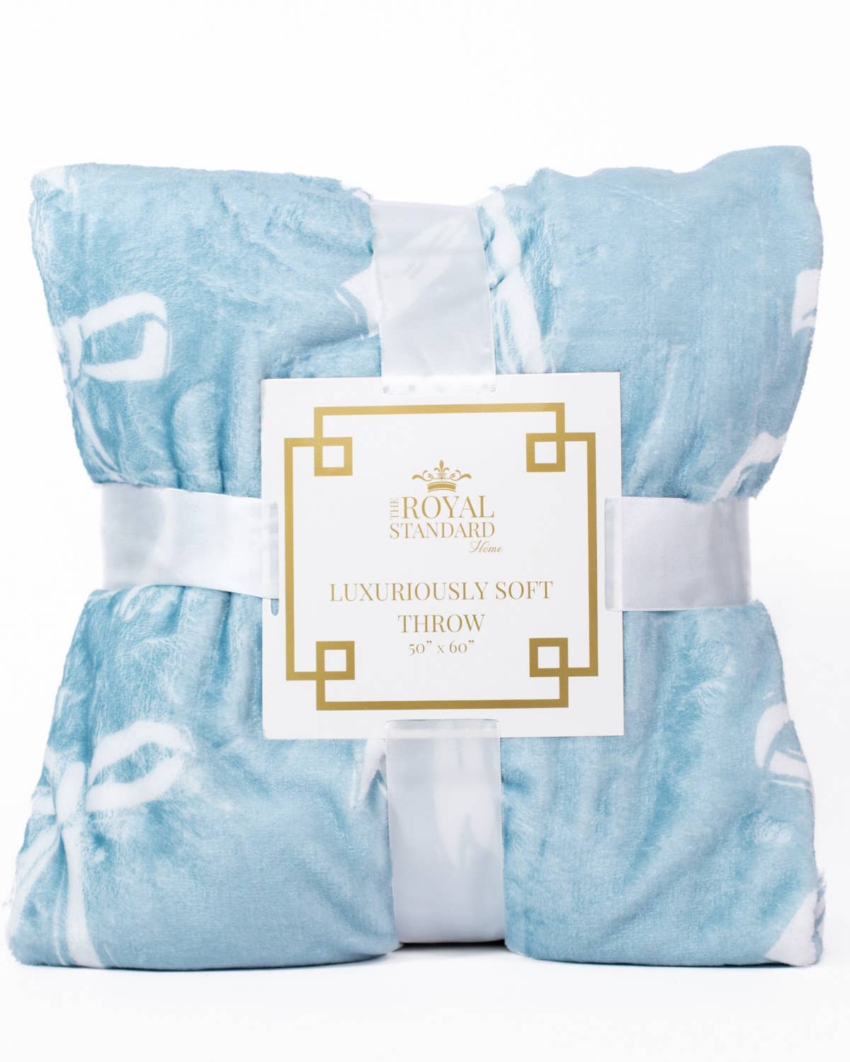 Light Blue Hannah Bow Throw