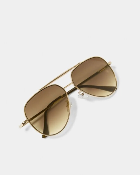 Gold Metal Bali Sunglasses