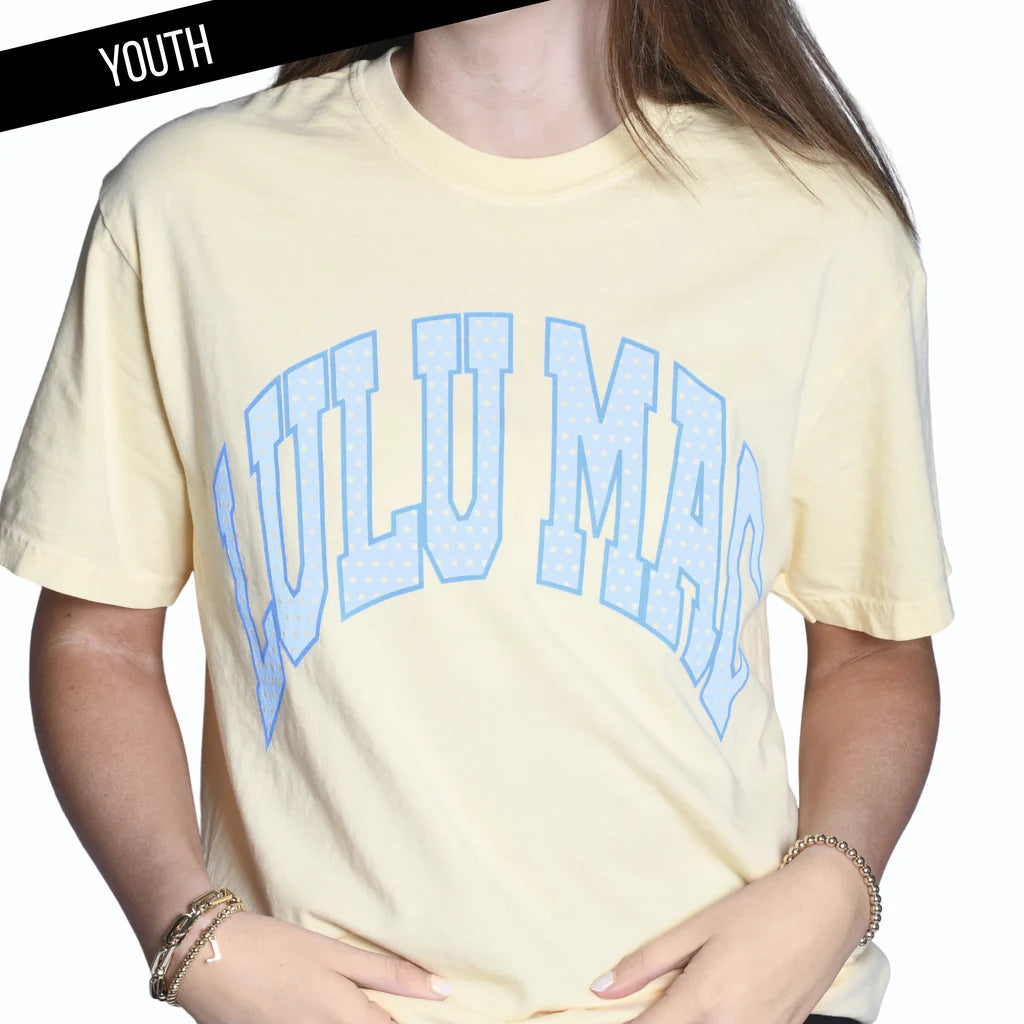 Youth Lulu Mac Butter Polka Dot Tee