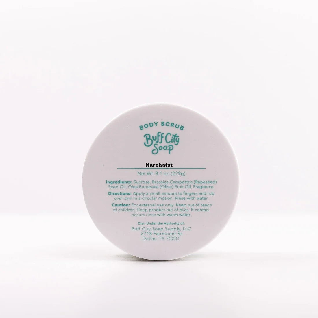 Buff City Soap Body Scrub - Narcissist
