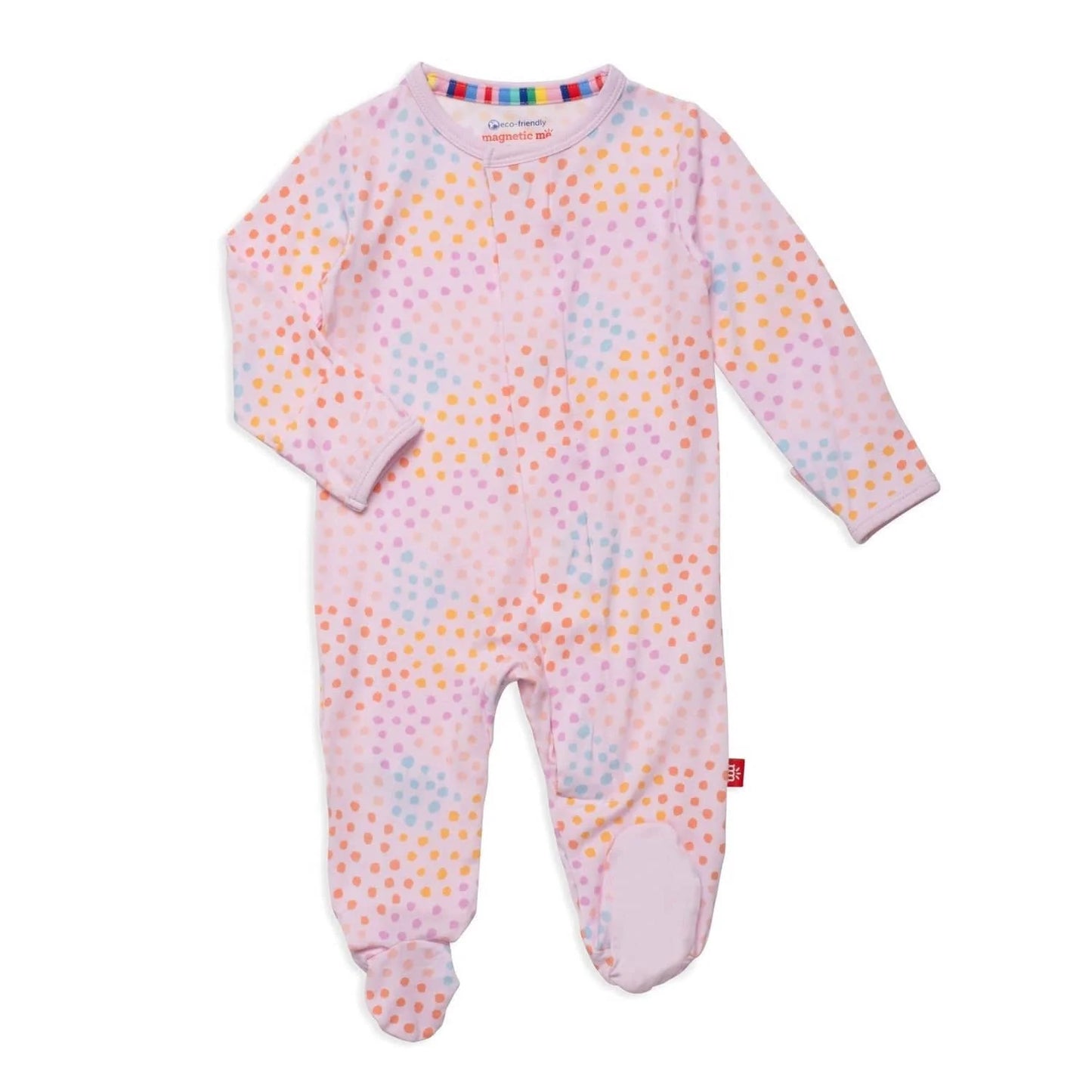 Magnetic Me Pink Sparkle Footie