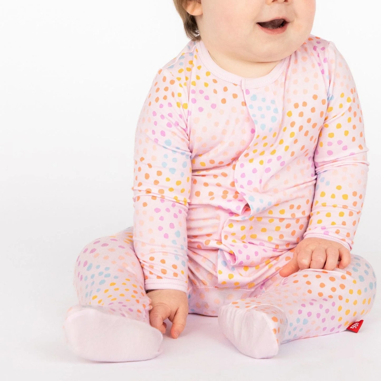 Magnetic Me Pink Sparkle Footie