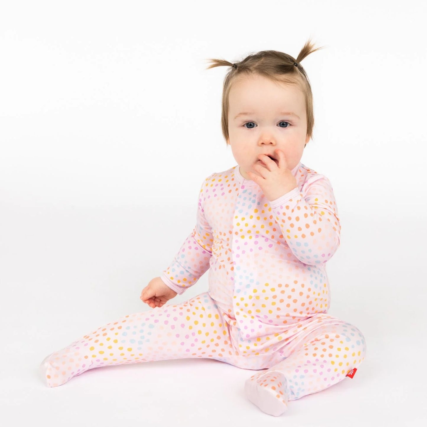 Magnetic Me Pink Sparkle Footie