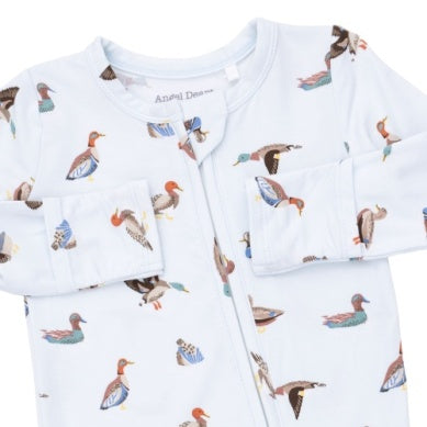 Angel Dear American Ducks 2-Way Zipper Footie