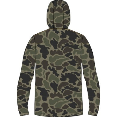 Dark Green Mallard Camo Buxton Tech Hoodie