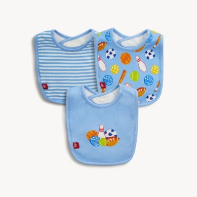 Magnetic Me All Over Sports 3-Pack Bib Set