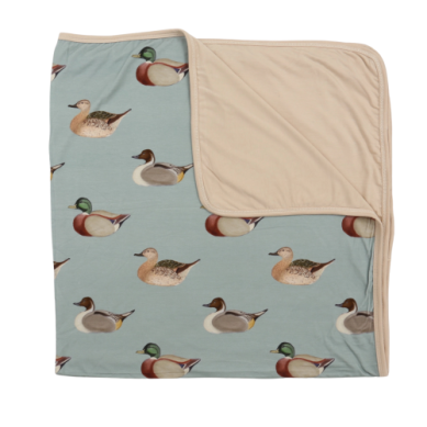 Hamner Hill Vintage Ducks Stroller Blanket