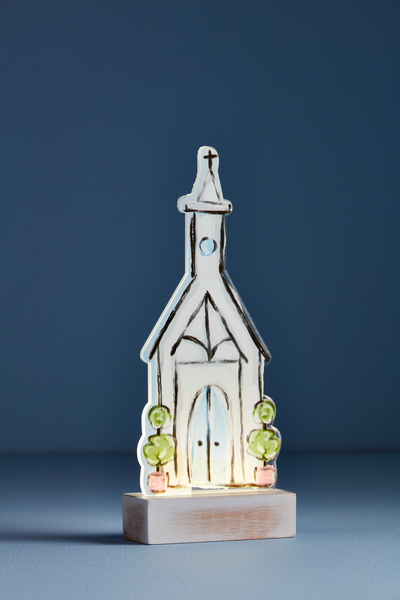 Mud Pie Church Light-Up Acrylic