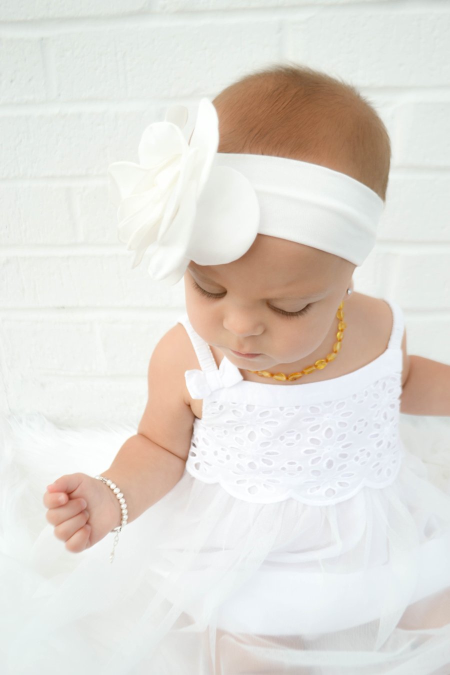 Amber Teething Necklace - Lemon Polished