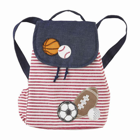 Mud Pie Sports Drawstring Backpack