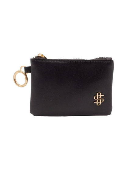 Black Leather London ID Pouch