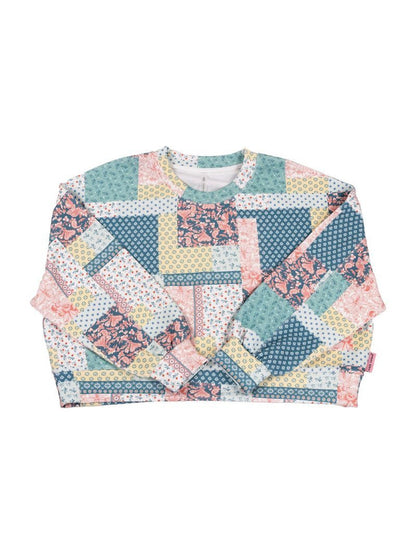 Quilted Pattern Laney Pullover