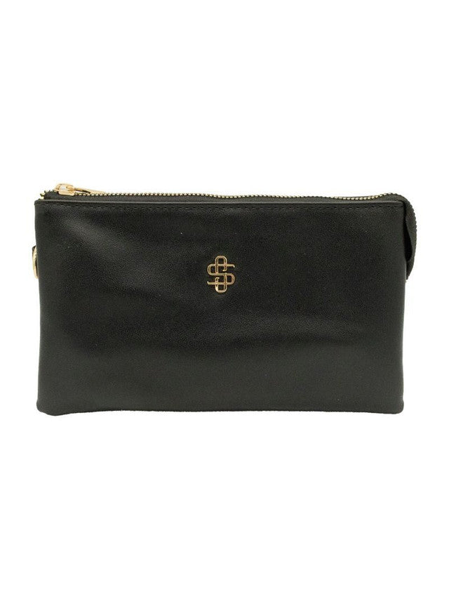 Black Leather Tuscan Crossbody