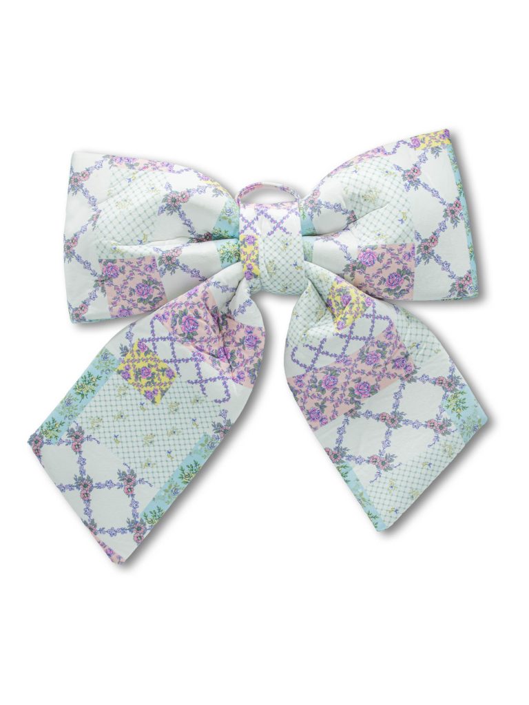 Trial Patch Stripe Bow Decor