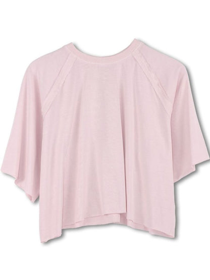 Rose Washed Cropped Tee