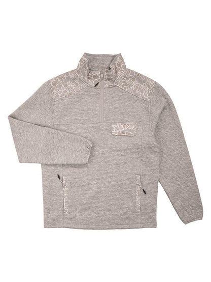 Men's Heather Grey Wesley Quarter Zip Pullover