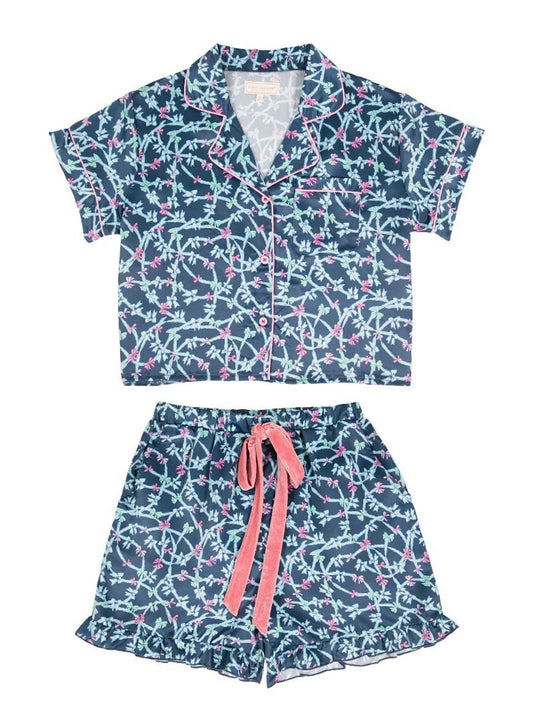 Ribbon Pj Button Short Set