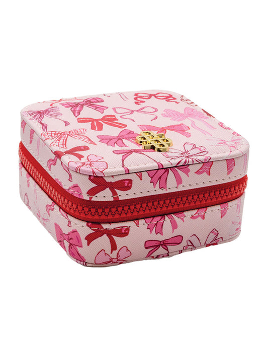 Pink Bow Jewelry Case