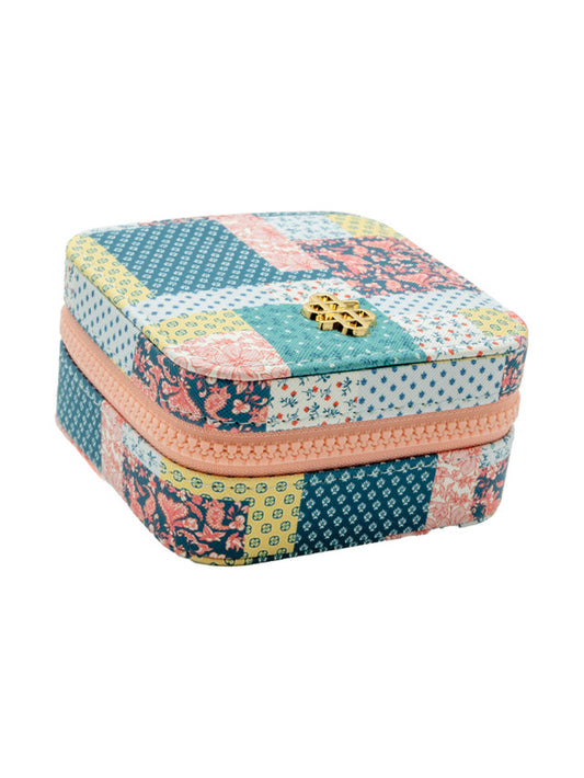Quilted Pattern Jewelry Case
