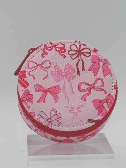 Pink Bow Pill Case
