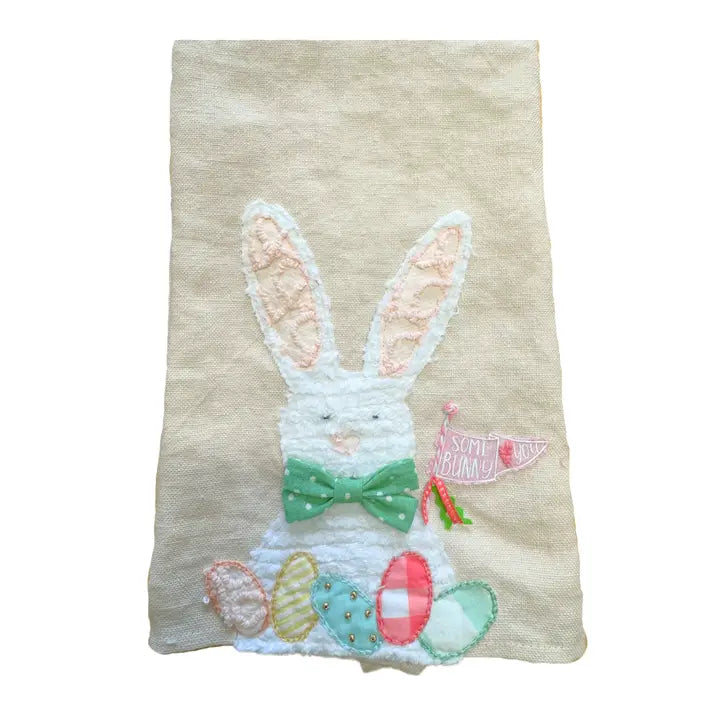 Some Bunny Loves You Flag Tea Towel