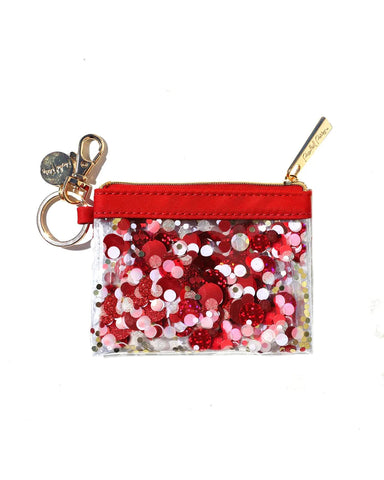 Spirit Squad Rally Red Keychain Wallet