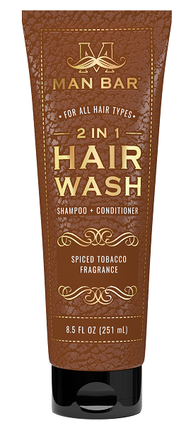 Man Bar 2 in 1 Hair Wash - Spiced Tobacco