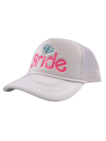Bride Sequin Trucker Hat
