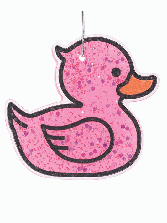 Pink Rubber Duck Car Freshie
