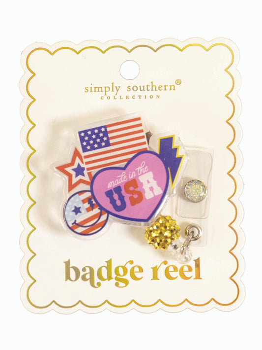 Made in the USA Badge Reel