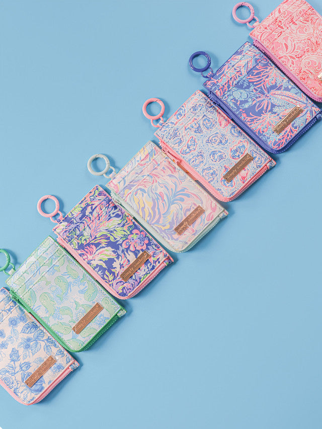 Watercolor ID Coin Wallet